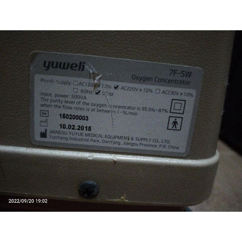 Yuwell Oxygen Concentrator 7F-5